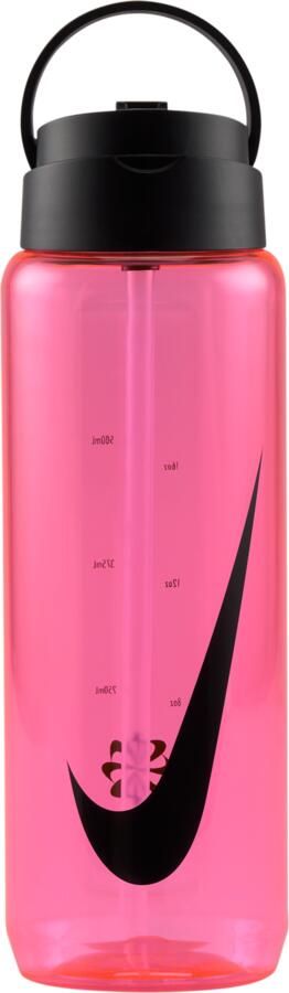 Nike Recharge Straw bidon van tritan (760 ml) Roze