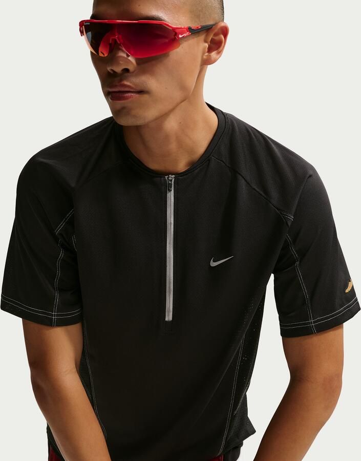 Nike Retro Dr-FIT hardlooptop met korte mouwen voor heren Zwart - Foto 3