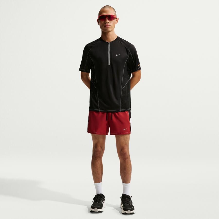 Nike Retro Dr-FIT hardlooptop met korte mouwen voor heren Zwart - Foto 2