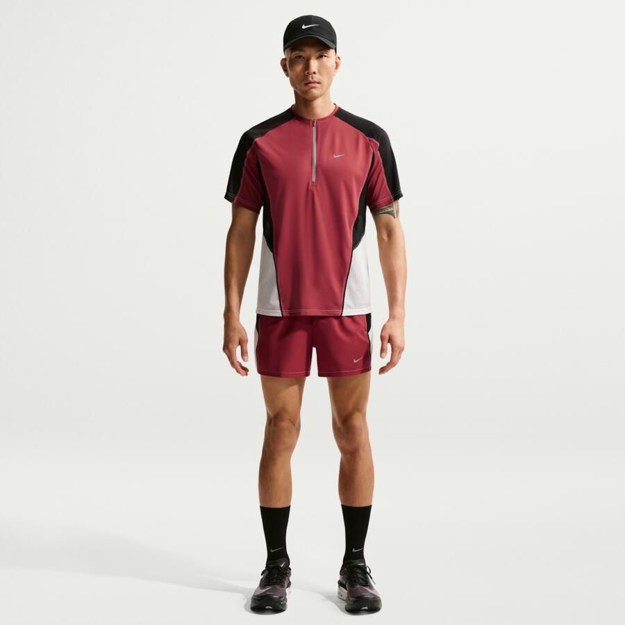 Nike Retro Dri-FIT hardloopshorts met binnenbroek voor heren (10 cm) Rood - Foto 4