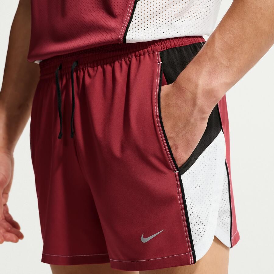 Nike Retro Dri-FIT hardloopshorts met binnenbroek voor heren (10 cm) Rood