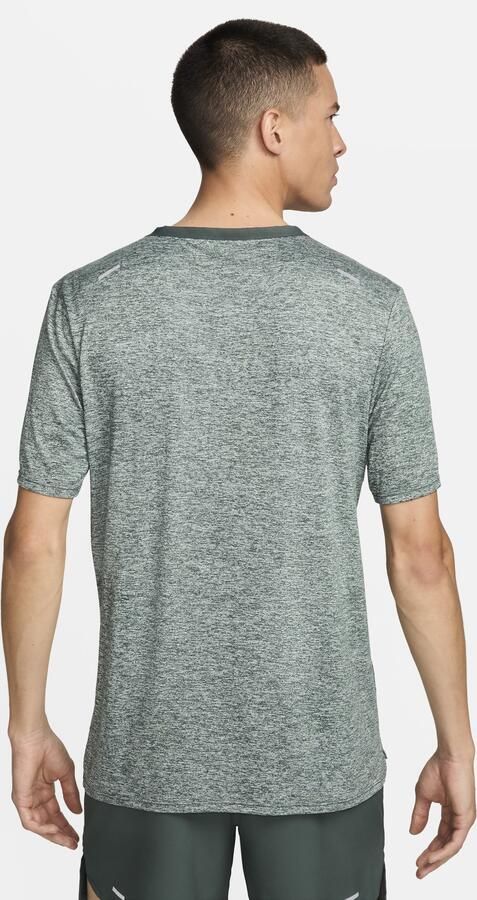 Nike Rise 365 Dri-FIT hardlooptop met korte mouwen voor Groen - Foto 4