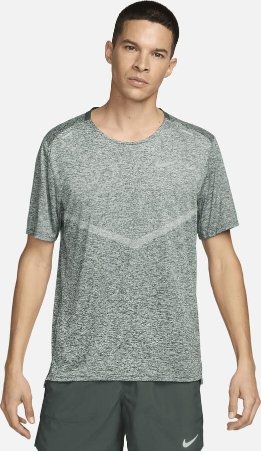 Nike Rise 365 Dri-FIT hardlooptop met korte mouwen voor Groen - Foto 3