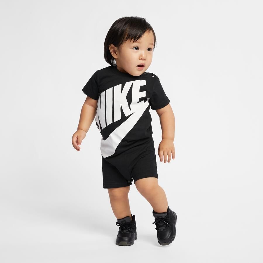 Nike Rompertje voor baby's (12-24 maanden) Zwart