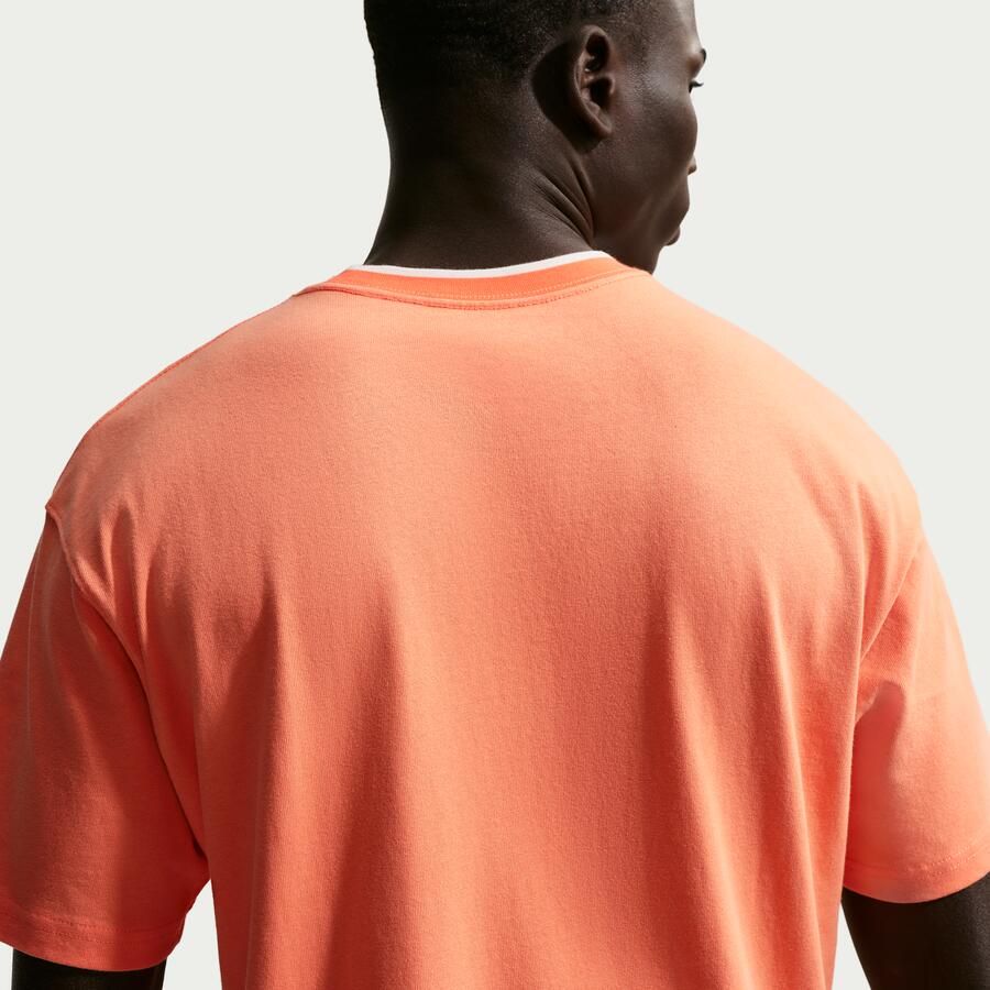 Nike ruimvallend golfshirt voor heren Oranje