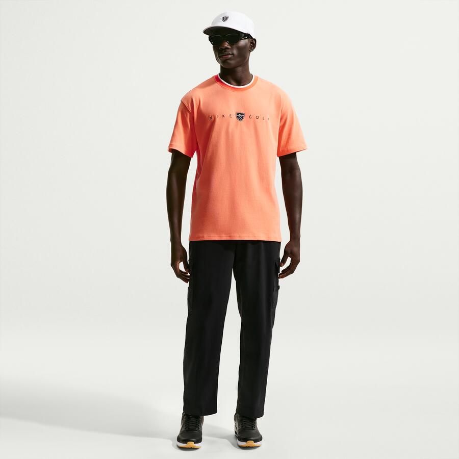 Nike ruimvallend golfshirt voor heren Oranje - Foto 2