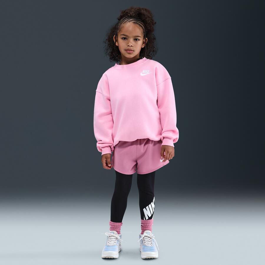 Nike ruimvallend shirt met ronde hals voor kleuters Roze - Foto 3