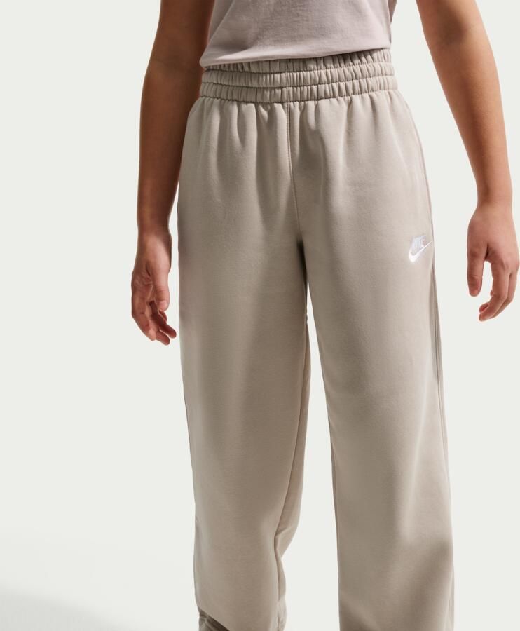 Nike ruimvallende kinderbroek met open zoom Bruin - Foto 2