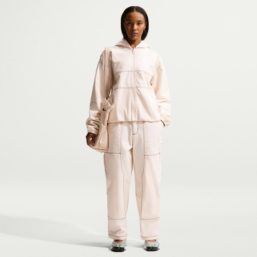 Nike ruimvallende werkbroek met lage taille voor dames Wit - Foto 4