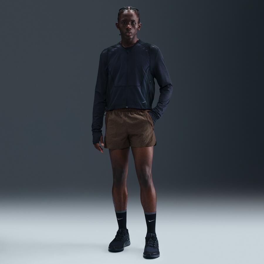 Nike Run Dri-FIT ADV hardloopshorts met binnenbroek voor heren (13 cm) Bruin - Foto 4
