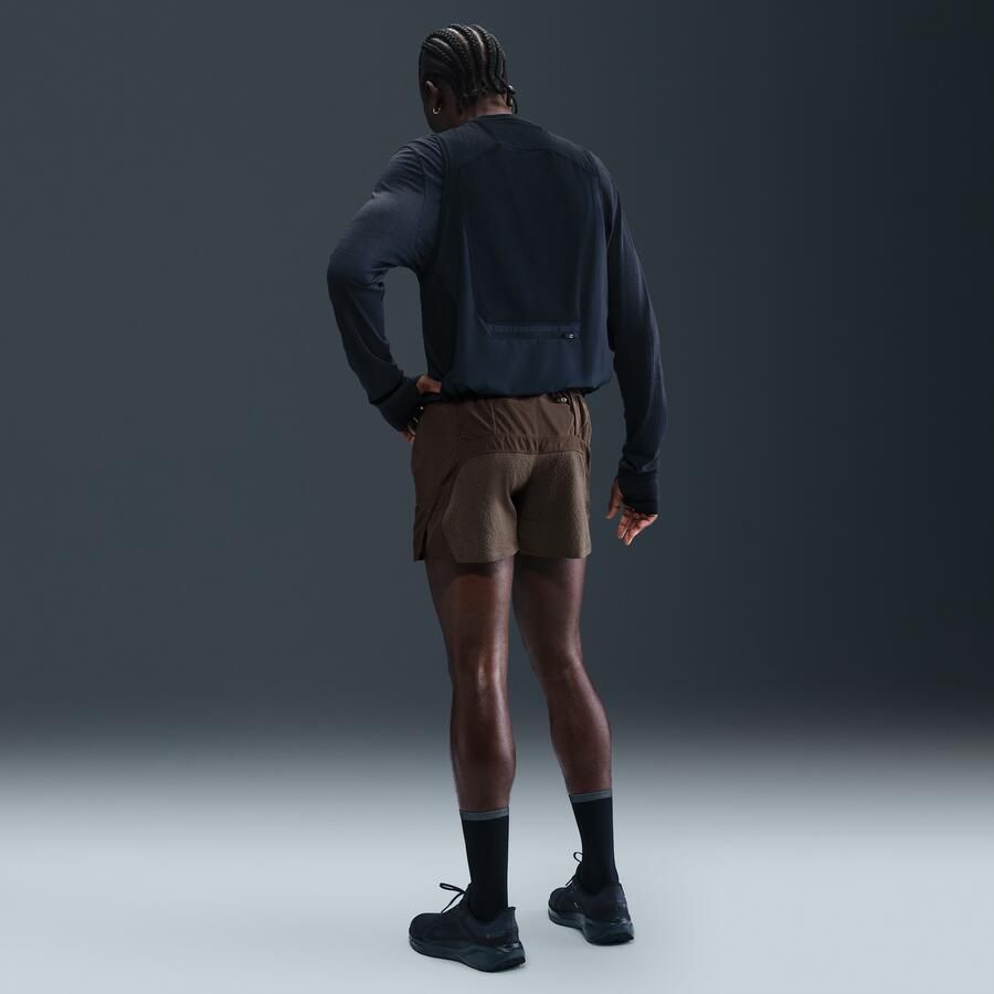 Nike Run Dri-FIT ADV hardloopshorts met binnenbroek voor heren (13 cm) Bruin - Foto 3