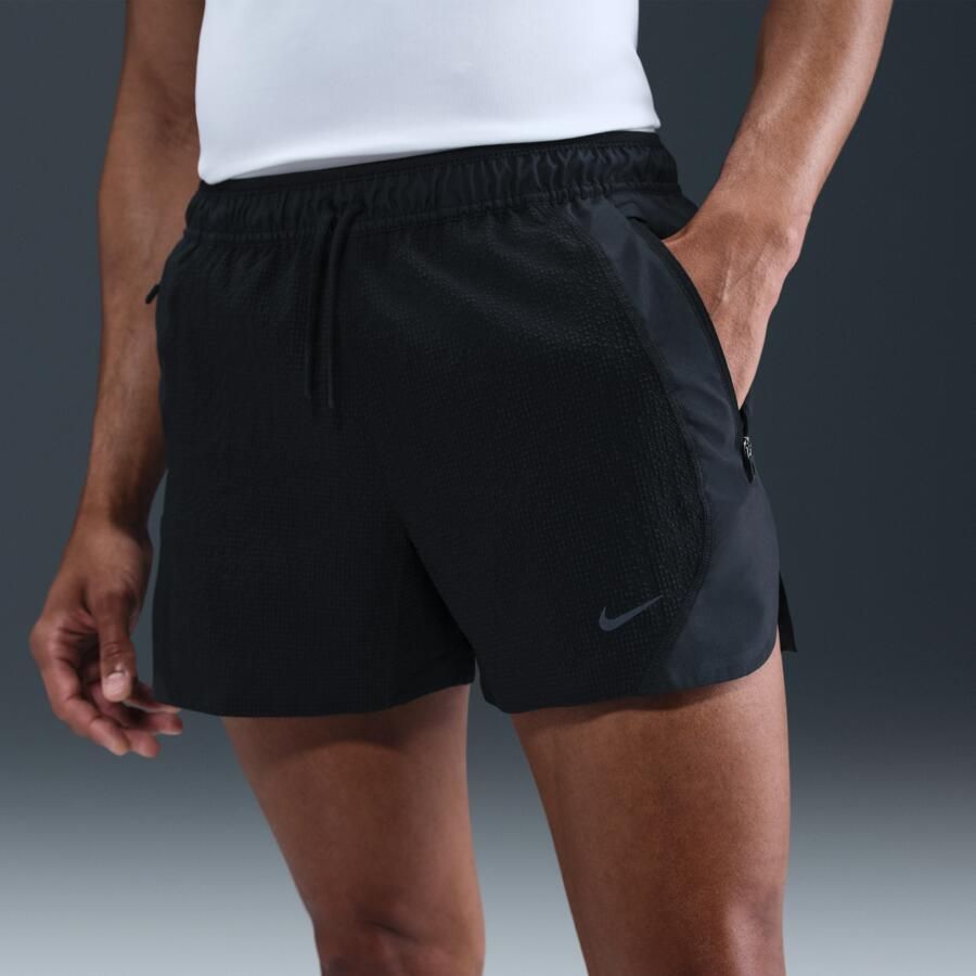 Nike Run Dri-FIT ADV hardloopshorts met binnenbroek voor heren (13 cm) Zwart