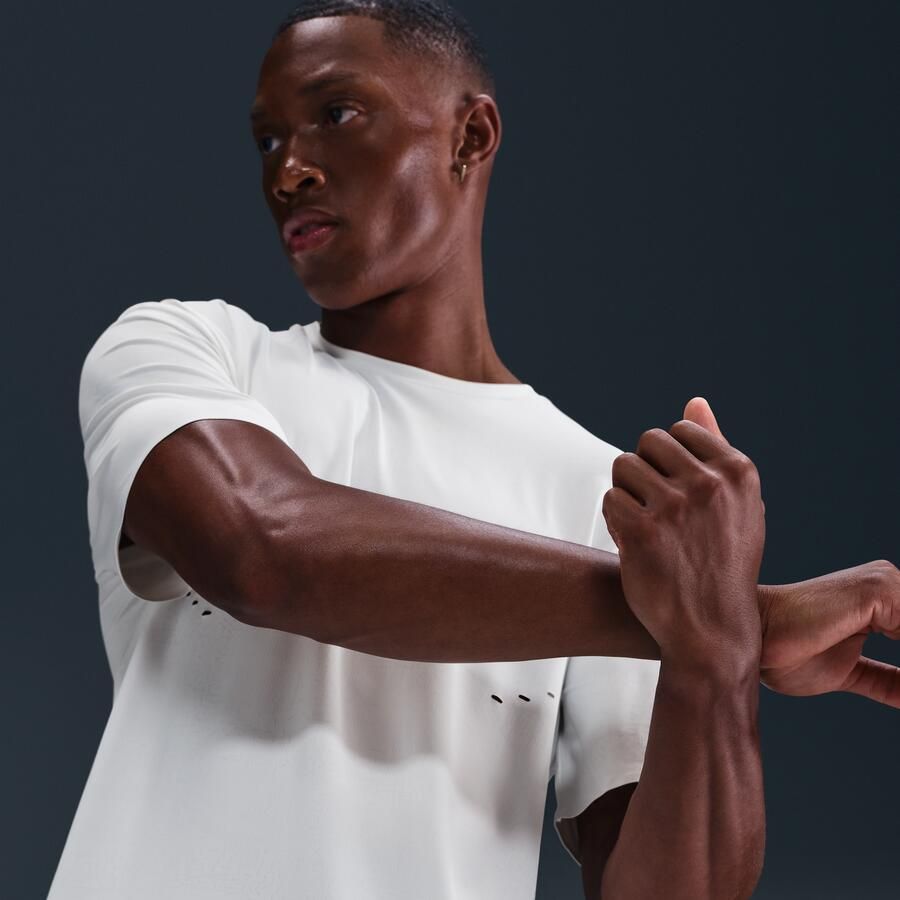 Nike Run Dri-FIT ADV hardlooptop met korte mouwen voor heren Wit - Foto 2