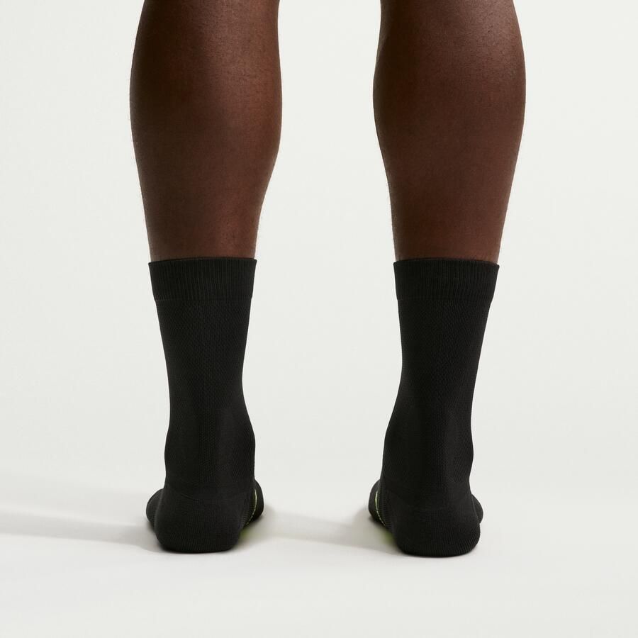 Nike Run Midweight kniekousen voor hardlopen (1 paar) Zwart - Foto 3
