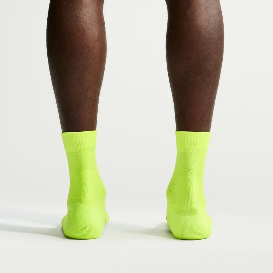Nike Run Midweight micro crew hardloopsokken (1 paar) Geel - Foto 3