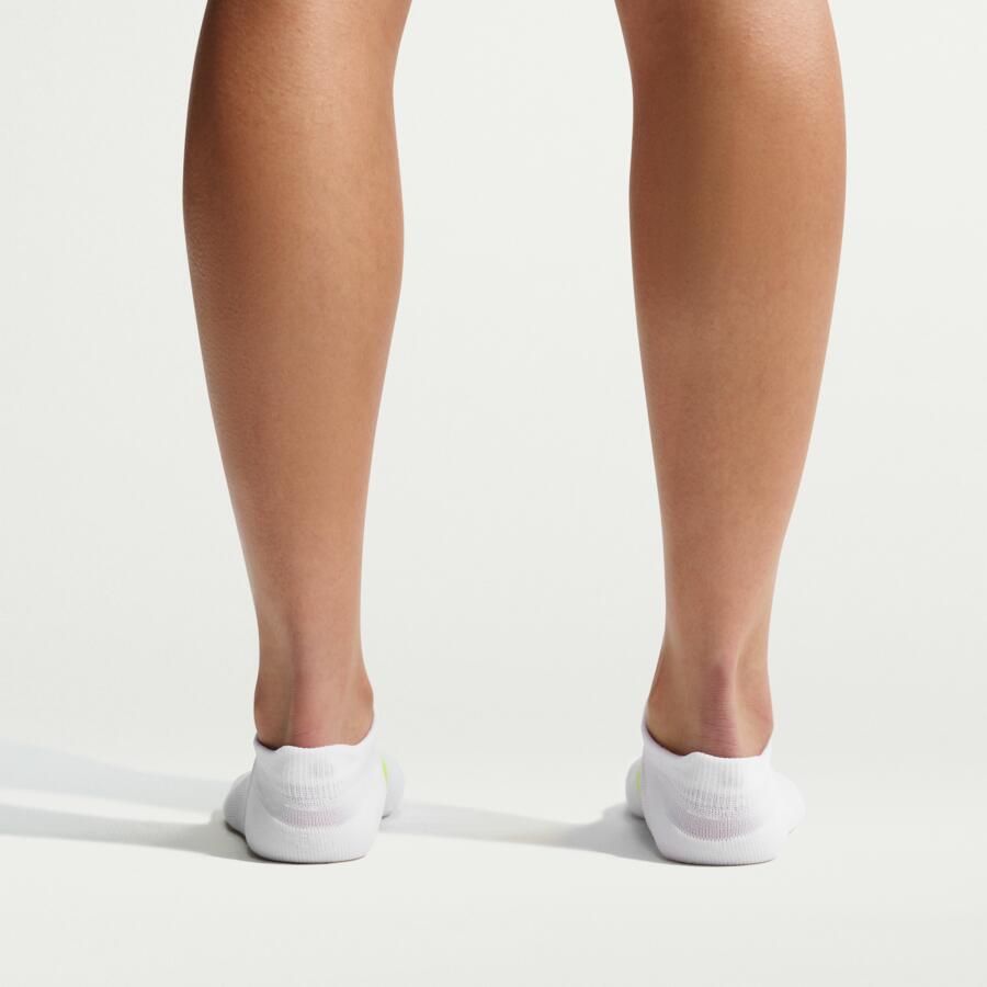 Nike Run Midweight no-show hardloopsokken (1 paar) Wit - Foto 3