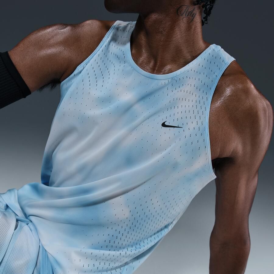 Nike Running Division Breathe Dri-FIT ADV hardlooptanktop voor heren Blauw - Foto 2