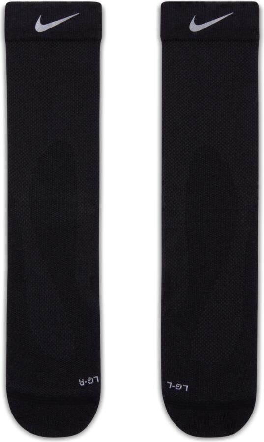 Nike Running Lightweight wollen crew sokken (1 paar) Zwart - Foto 2