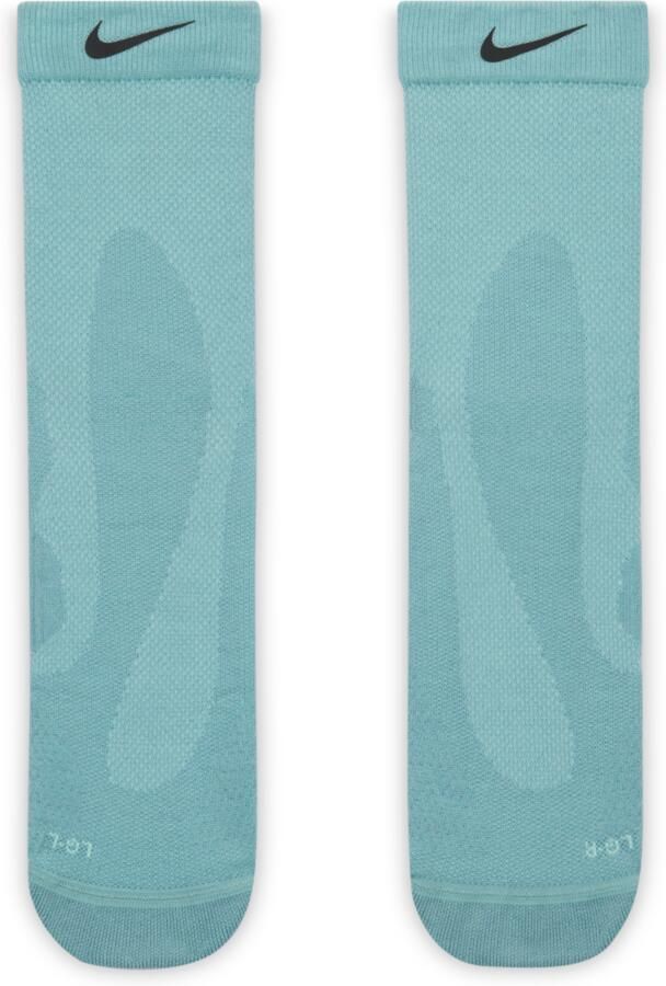 Nike Running wollen micro crew sokken (1 paar) Groen - Foto 2