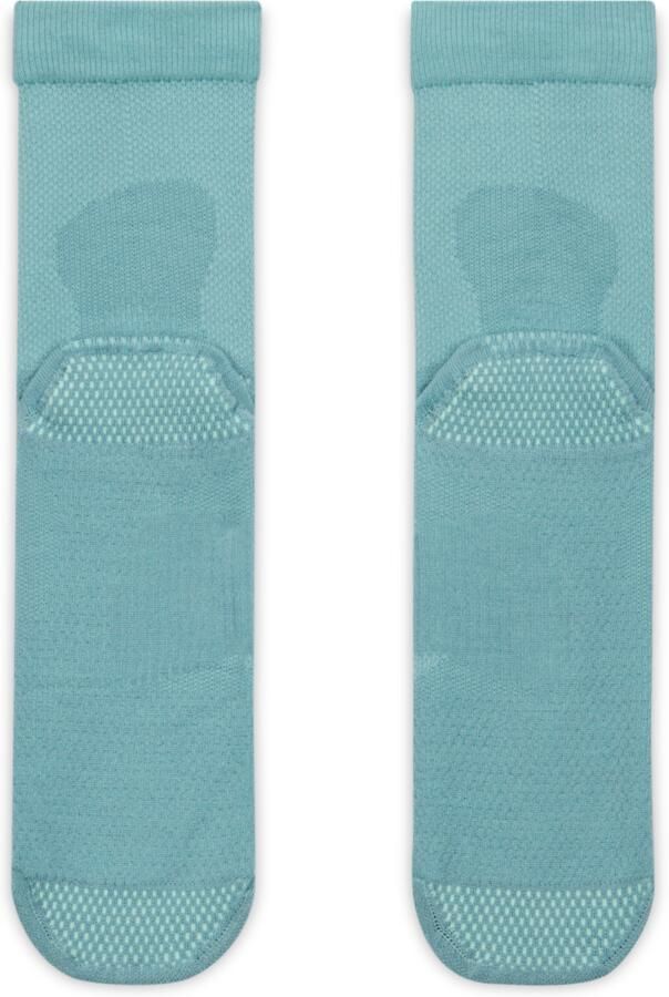 Nike Running wollen micro crew sokken (1 paar) Groen - Foto 3