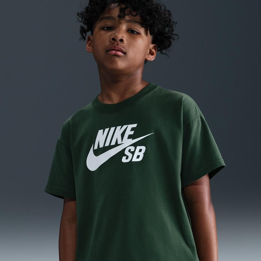 Nike SB T-shirt voor kids Groen - Foto 4