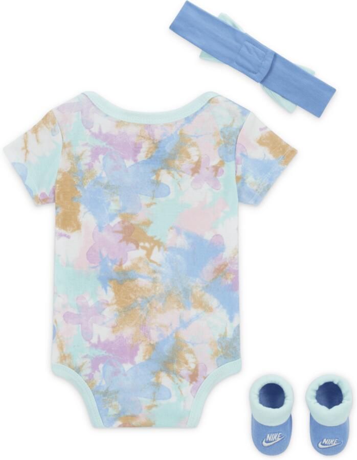 Nike Sci Dye 3-Piece Boxed Set driedelige babyset Wit - Foto 3