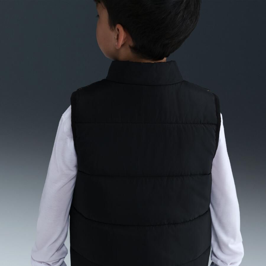 Nike set met T-shirt met lange mouwen bodywarmer en broek voor kleuters Zwart - Foto 2