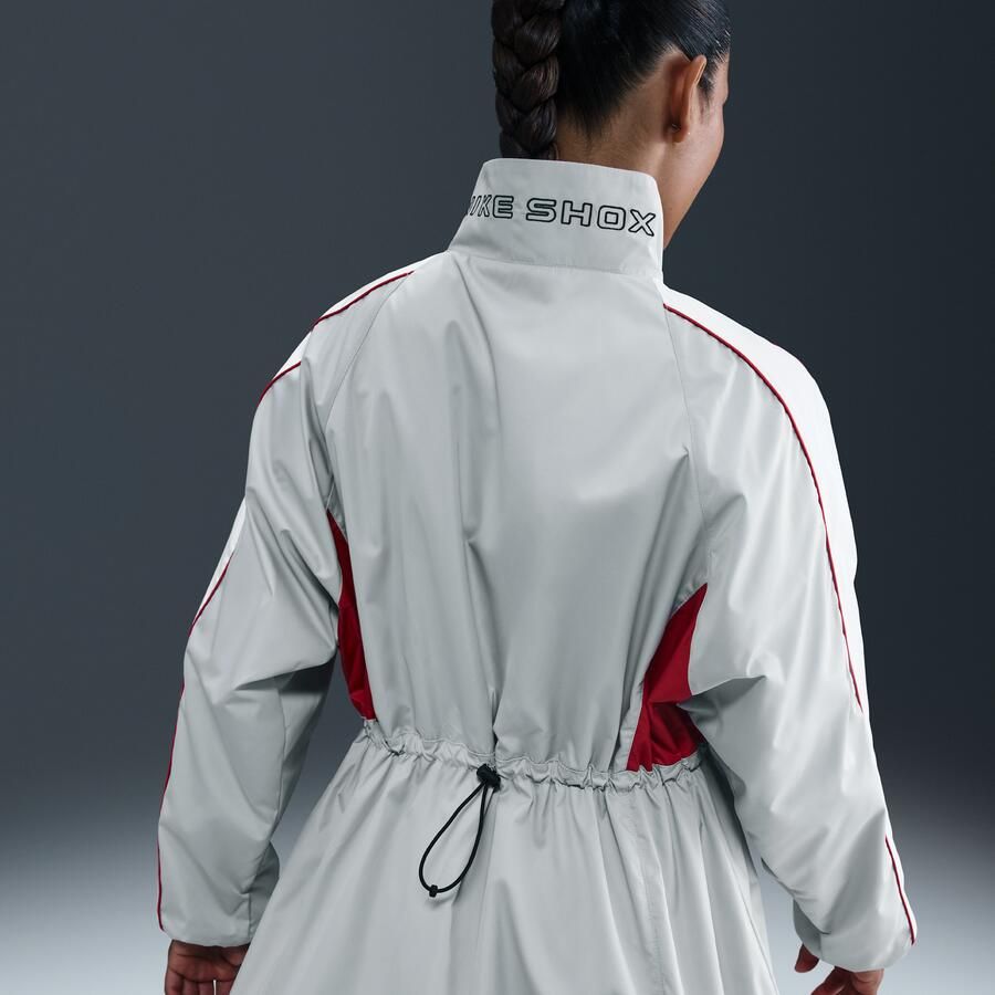 Nike Shox Geweven damesjack Grijs