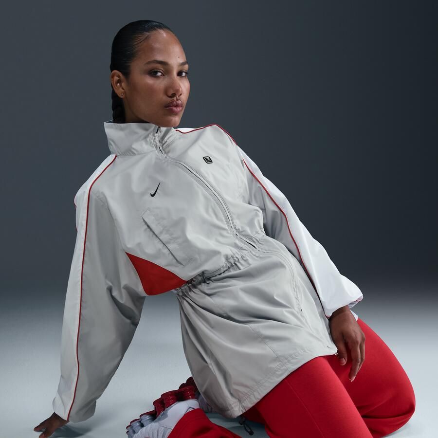 Nike Shox Geweven damesjack Grijs - Foto 2