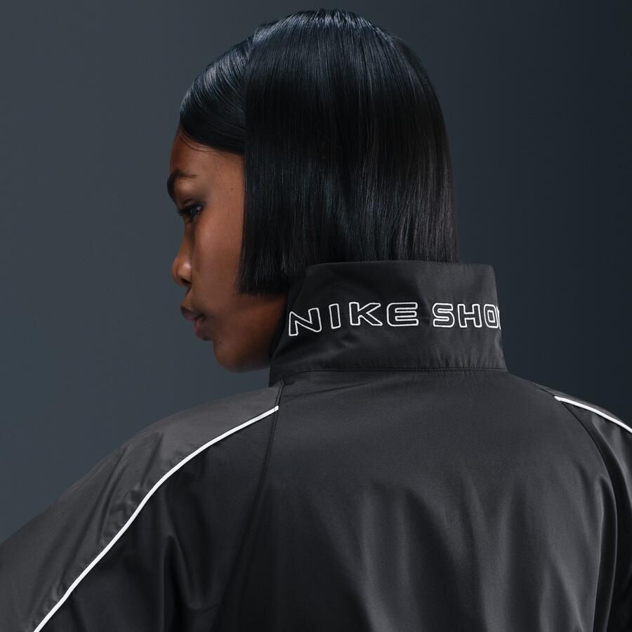 Nike Shox Geweven damesjack Zwart
