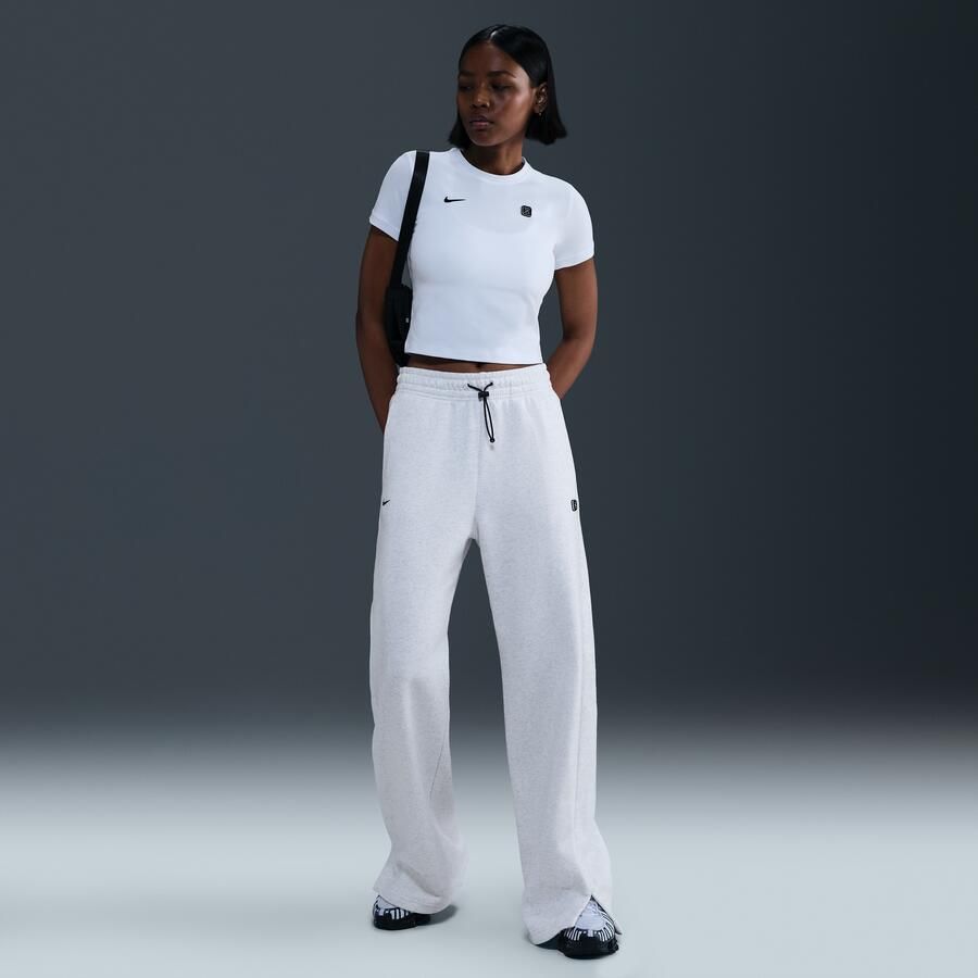 Nike Shox Strak T-shirt voor dames Wit - Foto 3