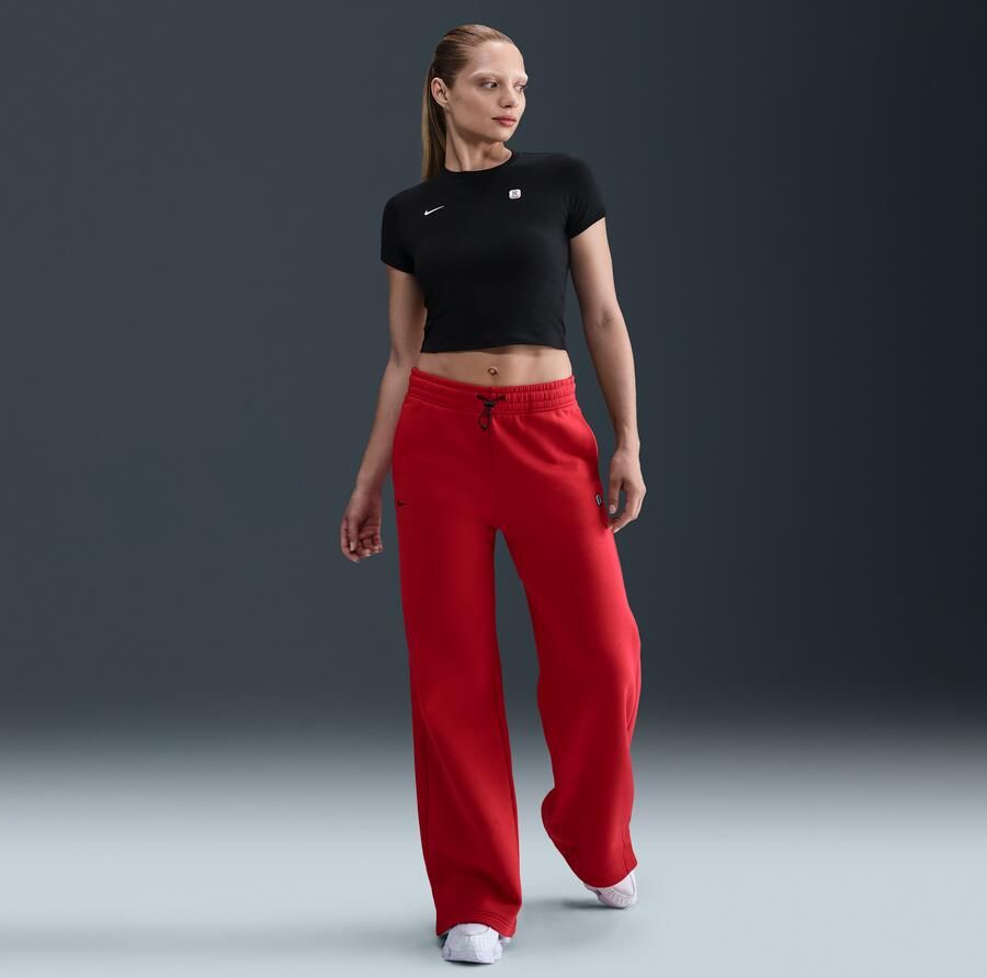 Nike Shox Strak T-shirt voor dames Zwart - Foto 3