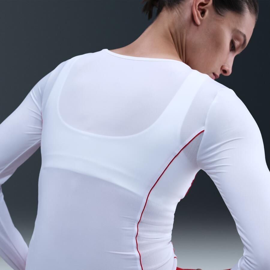 Nike Shox Top met lange mouwen voor dames Wit