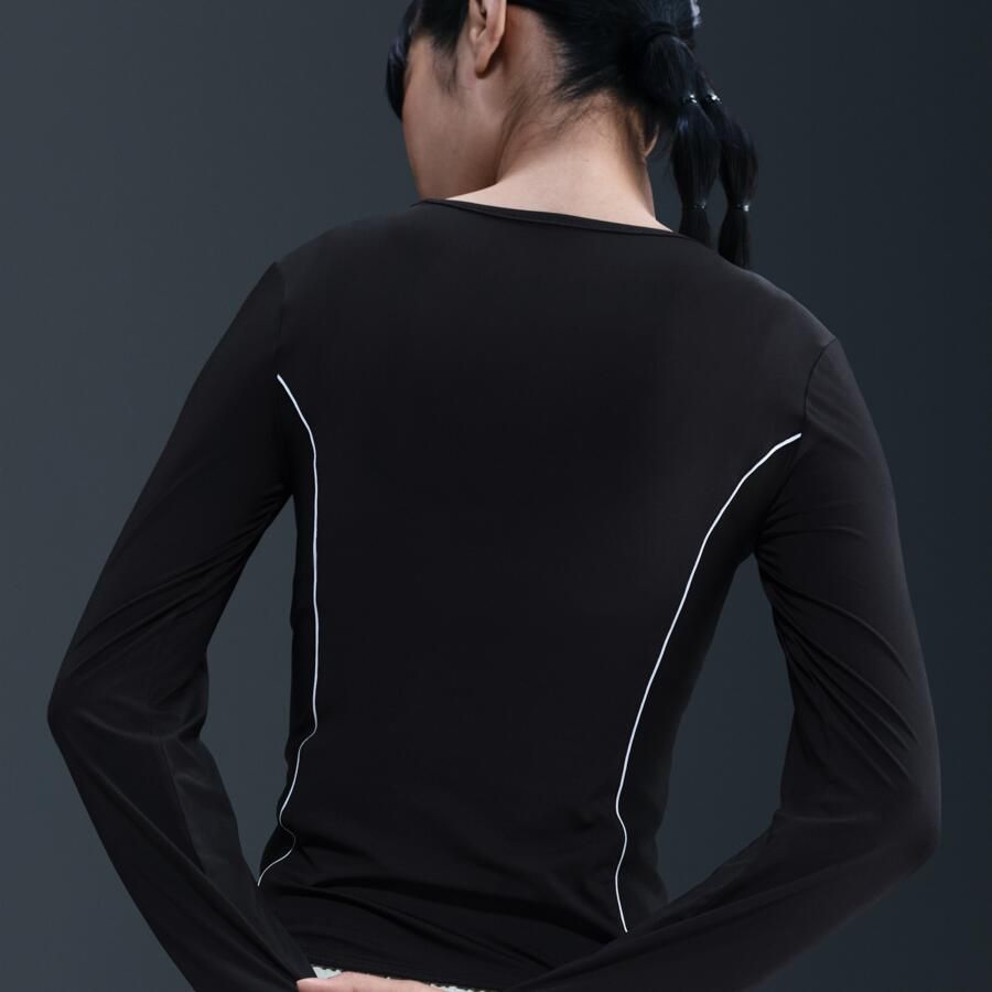 Nike Shox Top met lange mouwen voor dames Zwart