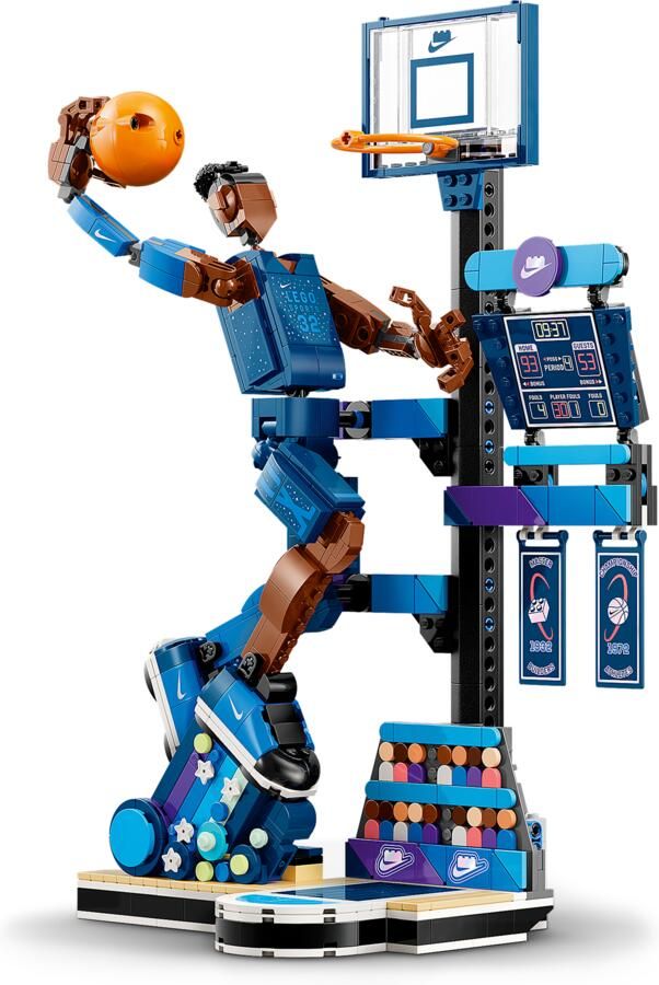 Nike Slam Dunk x LEGO Set bouwpakket Blauw - Foto 4