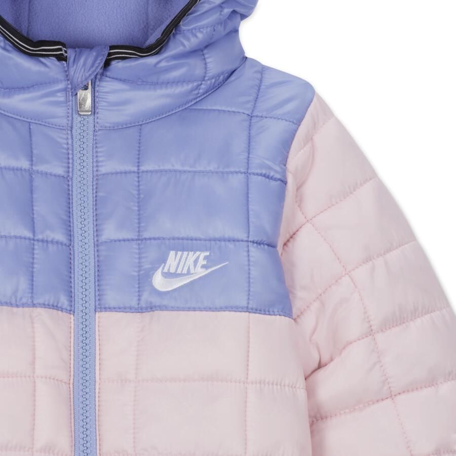 Nike Snowsuit met kleurblokken voor baby's (12-24 maanden) Roze