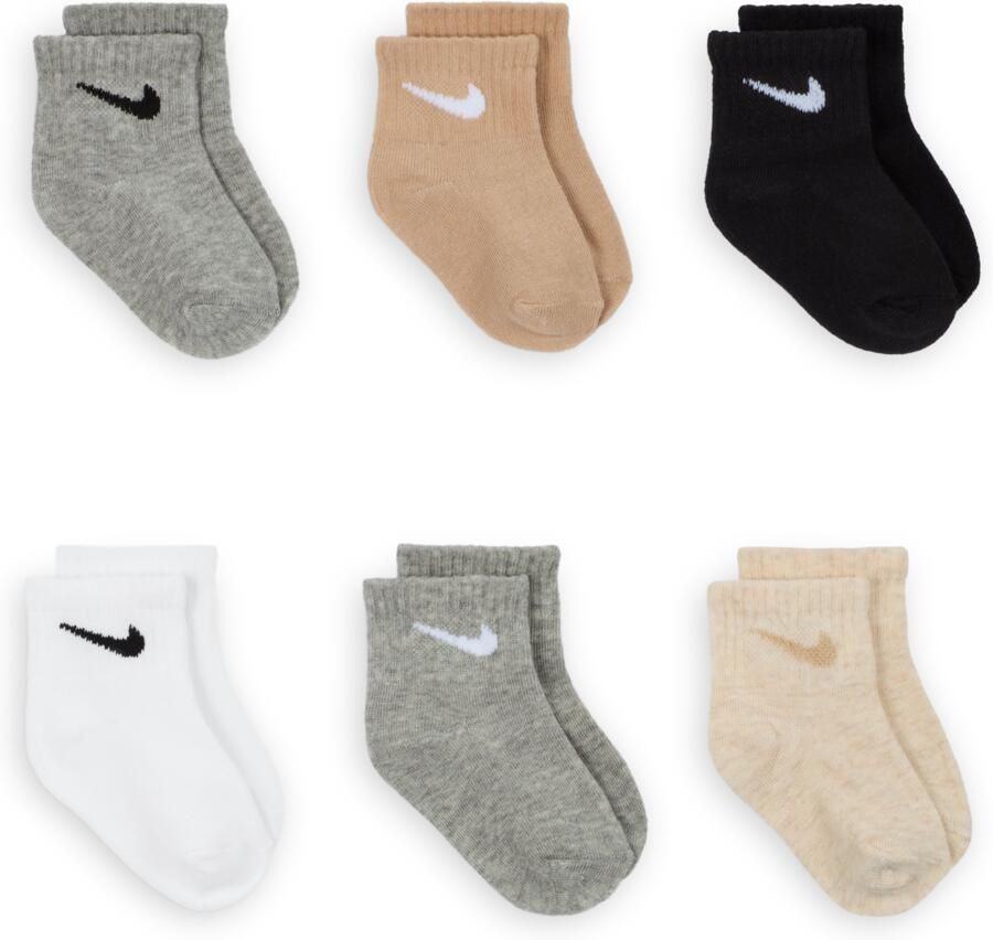 Nike sokken voor baby's (6 paar) Grijs - Foto 2