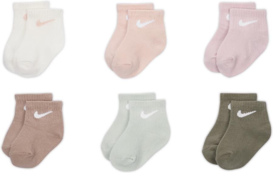 Nike sokken voor baby's (6 paar) Wit - Foto 3