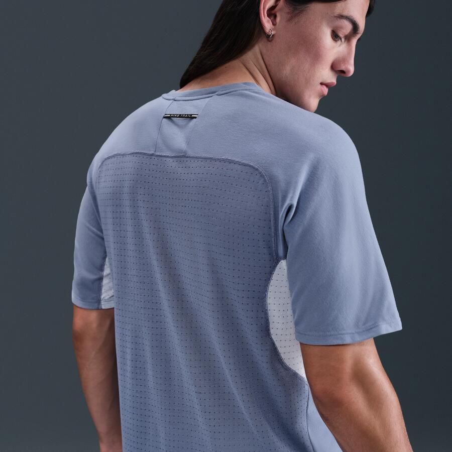 Nike Solar Chase Dri-FIT ADV hardlooptop met korte mouwen voor heren Blauw