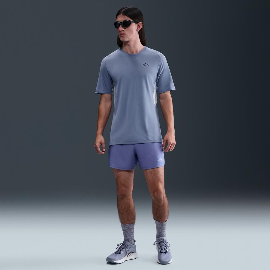 Nike Solar Chase Dri-FIT ADV hardlooptop met korte mouwen voor heren Blauw - Foto 3