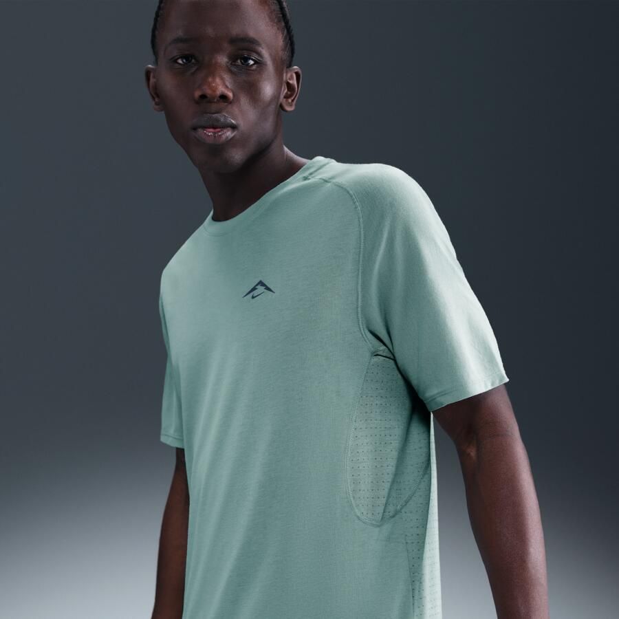Nike Solar Chase Dri-FIT ADV hardlooptop met korte mouwen voor heren Groen - Foto 4