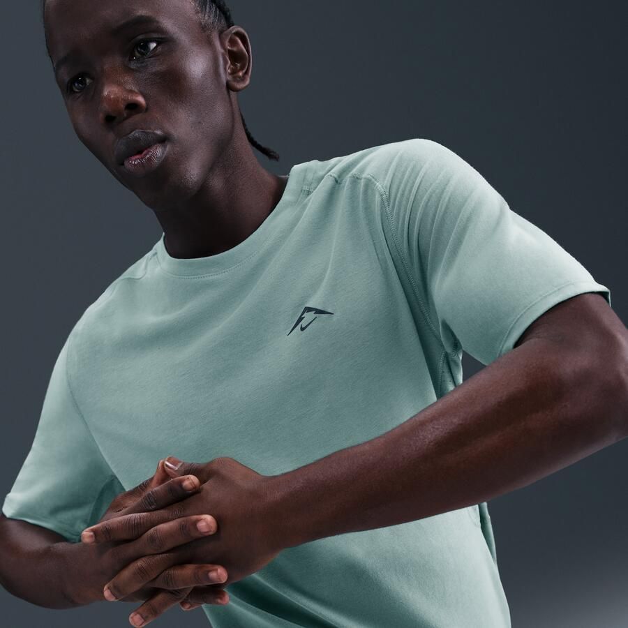 Nike Solar Chase Dri-FIT ADV hardlooptop met korte mouwen voor heren Groen - Foto 2
