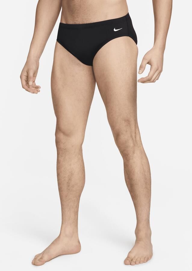 Nike Solid zwembroek voor heren Zwart - Foto 3