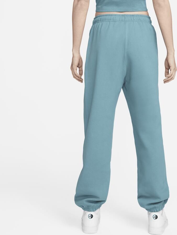 Nike Solo Swoosh Fleecebroek voor dames Blauw - Foto 4