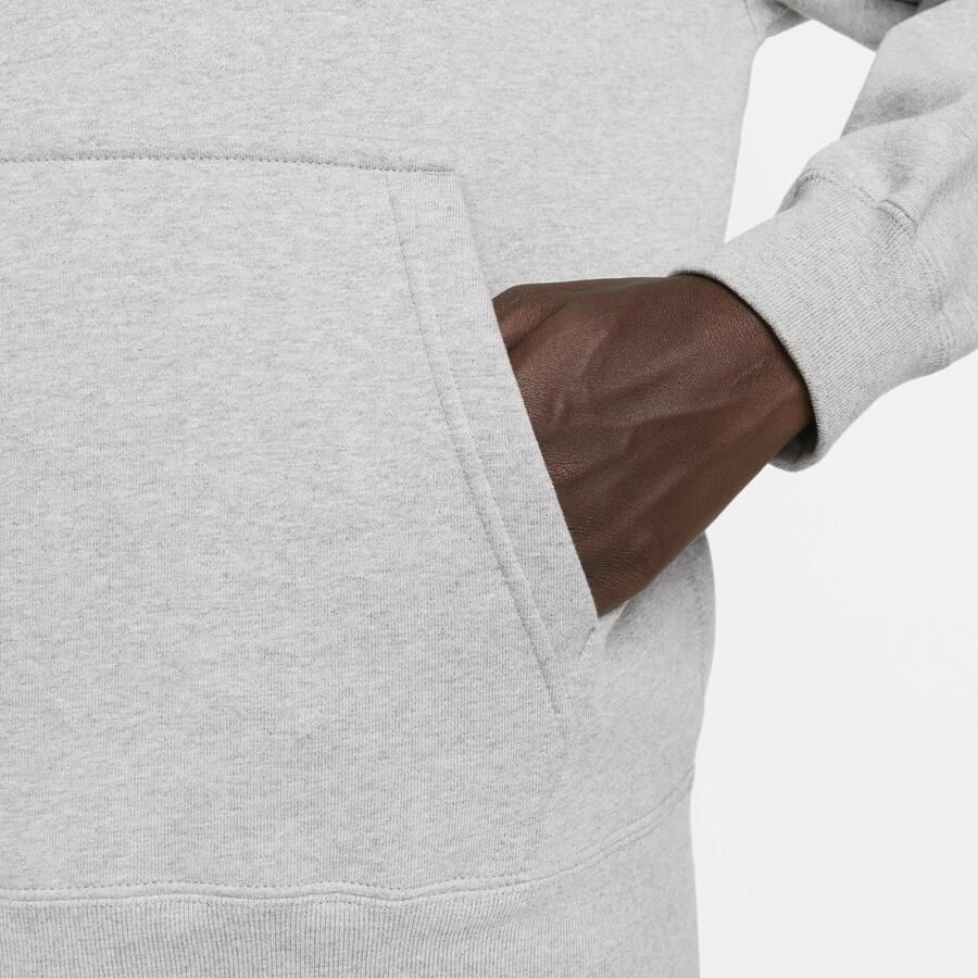 Nike Solo Swoosh Fleecehoodie voor heren Grijs - Foto 2