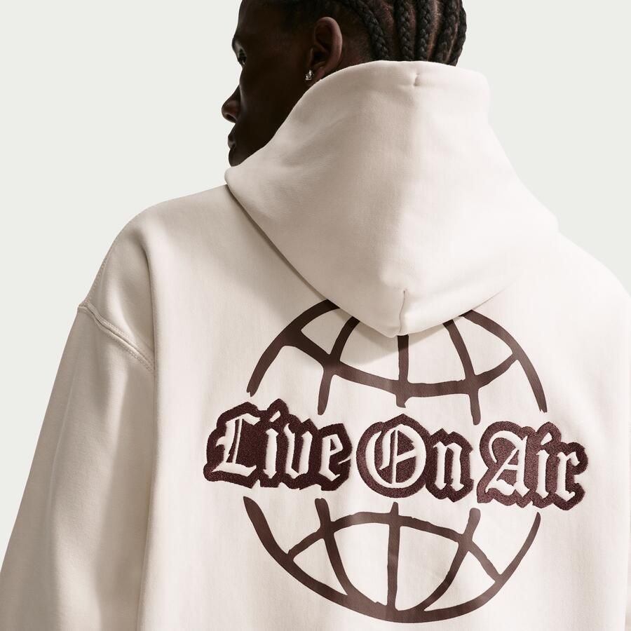 Nike Solo Swoosh Fleecehoodie voor heren Grijs
