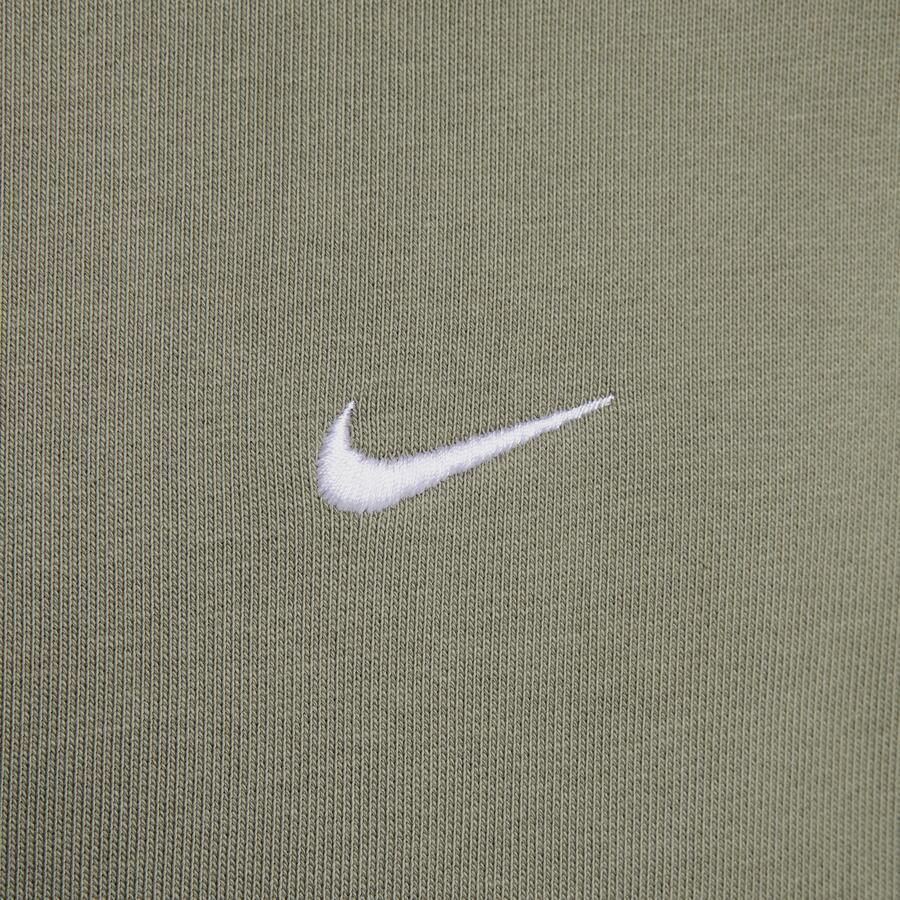 Nike Solo Swoosh Fleecehoodie voor heren Groen - Foto 2
