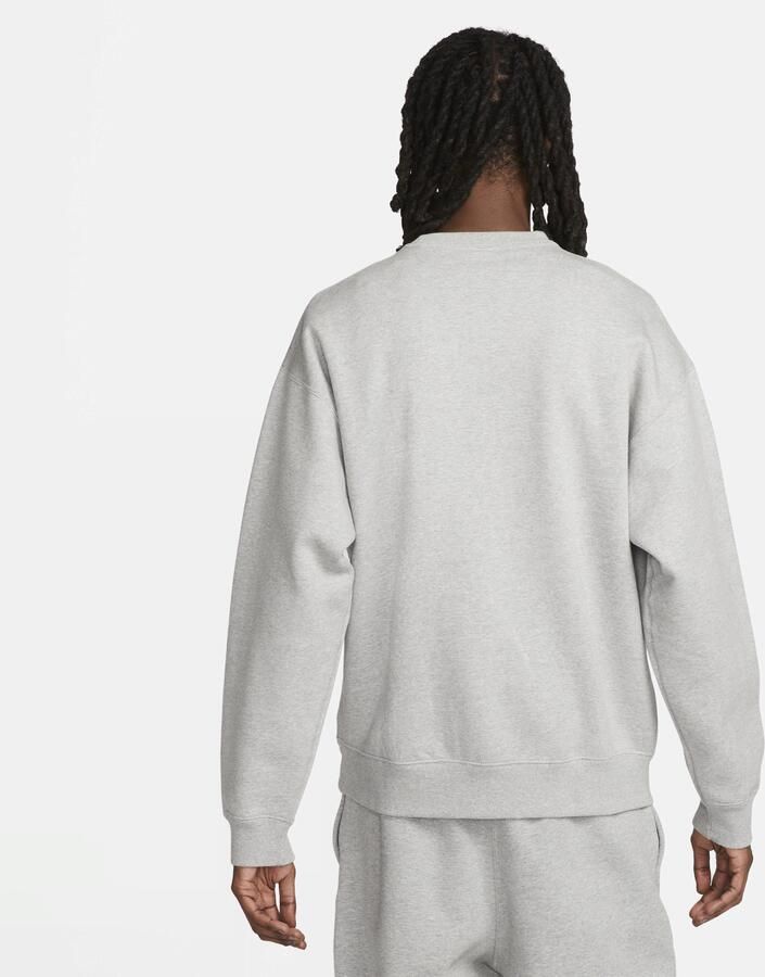 Nike Solo Swoosh Fleecetop met ronde hals voor heren Grijs - Foto 4