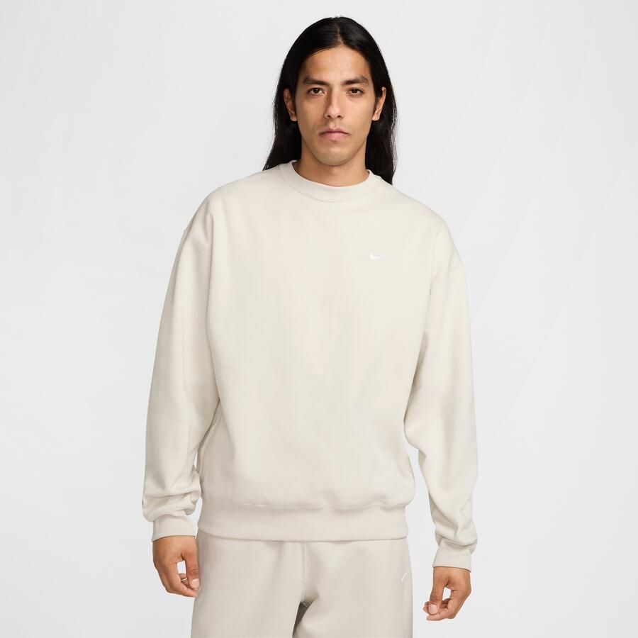 Nike Solo Swoosh Fleecetop met ronde hals voor heren Grijs - Foto 4