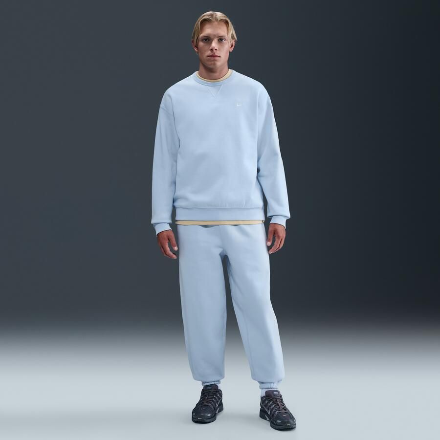 Nike Solo Swoosh fleecetrui met ronde hals voor heren Blauw - Foto 3